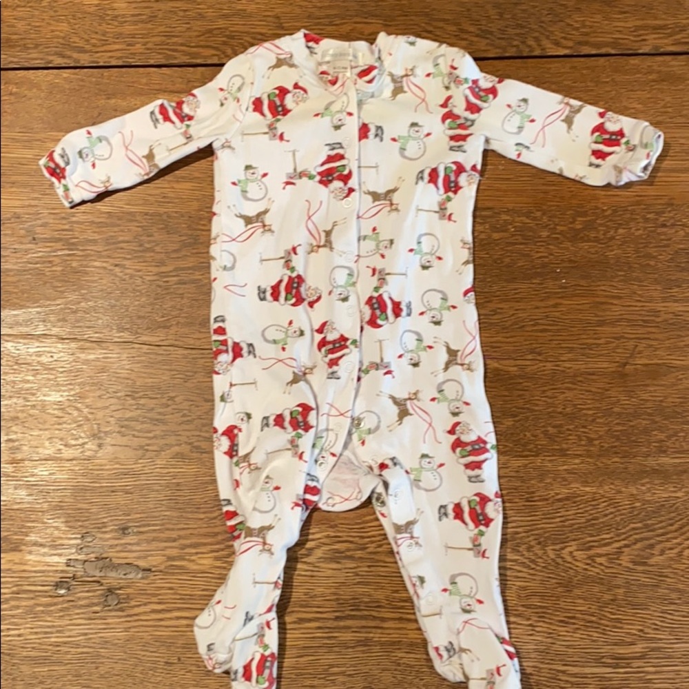 Pottery Barn Kids Santa Pajamas